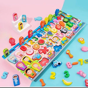 KidzLearn - 6-in-1 Traffic Matching & Counting Board